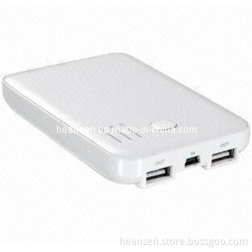 5, 000mA Power Bank with Li-ion Polymer Battery Type